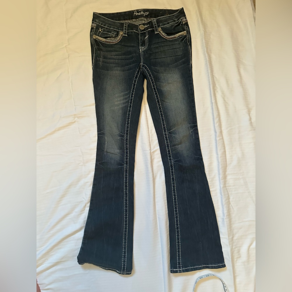 Dark Blue Bootcut Jeans